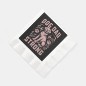 Hunde Vater Strong Dog Vater Serviette (Ecke)