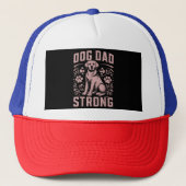 Hunde Vater Strong Dog Vater Truckerkappe (Vorderseite)