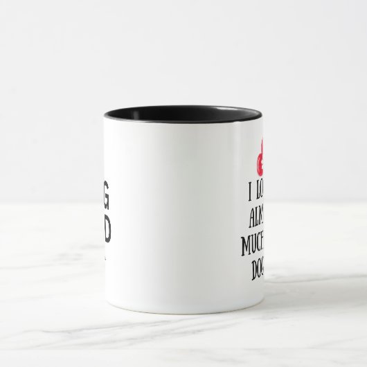 Hunde Vater Tasse (Zentrum)