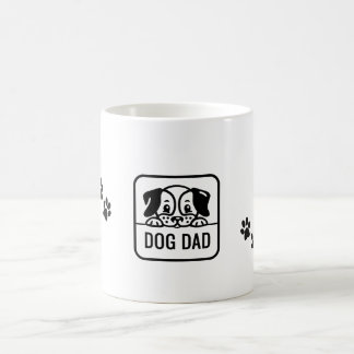 Hunde-Vater-Tasse - Niedliches Blatt Kaffeetasse