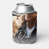 Hunde Vater Vatertag Foto Dosenkühler (Kanne Rückseite)