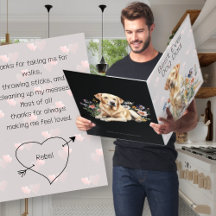 Hunde Vater Vathers Day Danke Karte