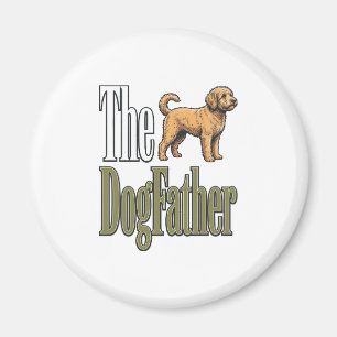 Hunde-Vater Vintage-Stich Hundeliebhaber-Design_1 Magnet