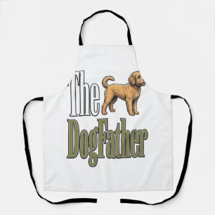 Hunde-Vater Vintage-Stich Hundeliebhaber-Design_1 Schürze