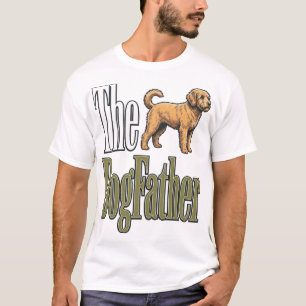 Hunde-Vater Vintage-Stich Hundeliebhaber-Design_1 T-Shirt