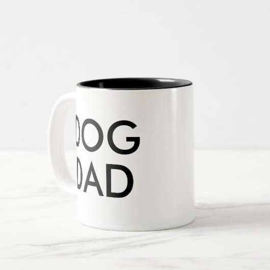 Hunde-Vater | Witziger Spaß Tasse (Vorderseite Links)