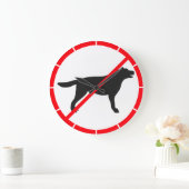 Hunde verboten! große wanduhr (Zuhause)