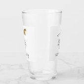 Hunde Verließ Pawprints auf Ihrem Haustier Glas (Links)