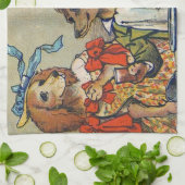 Hunde Viktorianisch Dinner Dress Doggy Geschirrtuch (Gefaltet)