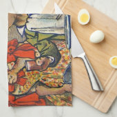 Hunde Viktorianisch Dinner Dress Doggy Geschirrtuch (Viertel Falte)