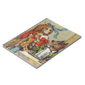 Hunde Viktorianisch Dinner Dress Doggy Notizblock (Linke Seite)