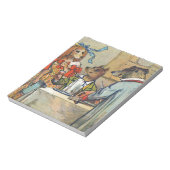 Hunde Viktorianisch Dinner Dress Doggy Notizblock (Rotiert)