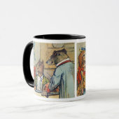 Hunde Viktorianisch Dinner Dress Doggy Tasse (Vorderseite Links)