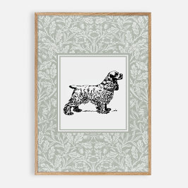 Hunde Vintages Kinderzimmer Poster