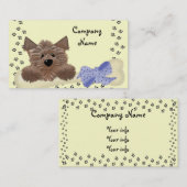 Hunde-Visitenkarte Visitenkarte (Vorne/Hinten)