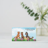 Hunde-Visitenkarte Visitenkarte (Stehend Vorderseite)