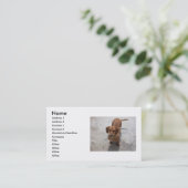 Hunde-Visitenkarte Visitenkarte (Stehend Vorderseite)