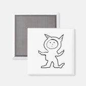 Hunde von Cussdum Designs Magnet (Vorderseite/Rückseite)