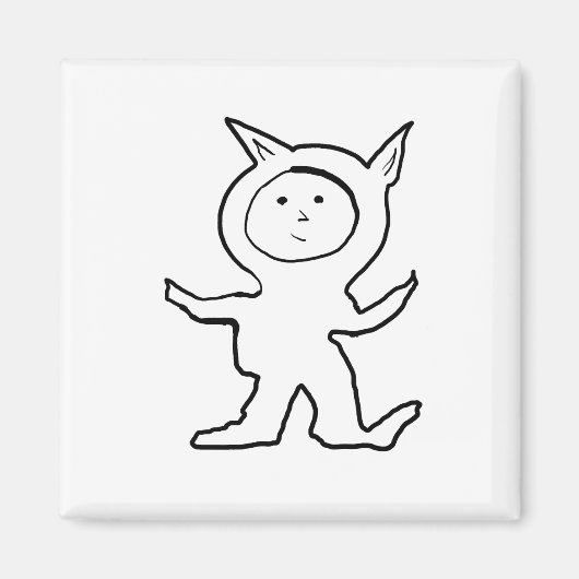 Hunde von Cussdum Designs Magnet (Vorne)