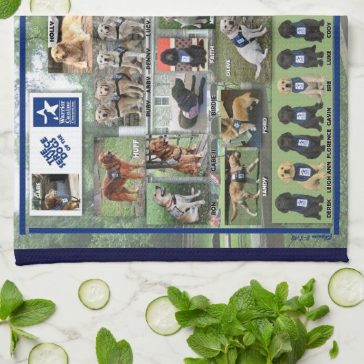 Hunde von WCC Geschirrtuch 2013 (Gefaltet)