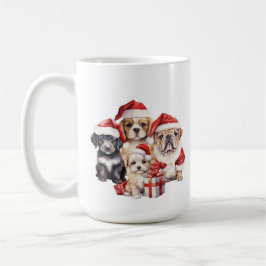 "Hunde von Weihnachten" niedlicher Hundefreund Kaffeetasse