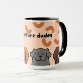 Hunde vor Typen, Kaffeeliebhaber, Hundebesitzer Tasse (VorderseiteRechts)