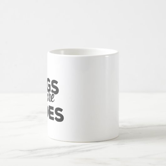 Hunde vor Typen Kaffeetasse (Mittel)