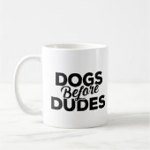 Hunde vor Typen Kaffeetasse (Links)