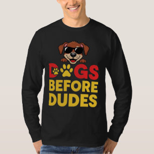 Hunde vor Typen T-Shirt