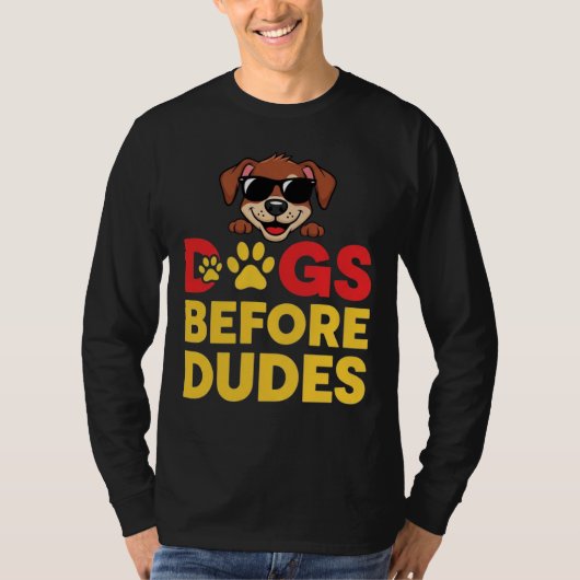 Hunde vor Typen T-Shirt (Vorderseite)