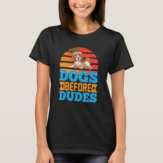 Hunde vor Typen T-Shirt (Vorderseite)