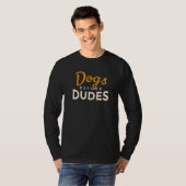 Hunde vor Typen T-Shirt (Vorne ganz)
