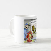 Hunde-VS-Hydrantenpolizei - Fantastische Geschenke Kaffeetasse (Vorderseite Links)