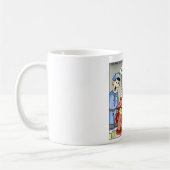 Hunde-VS-Hydrantenpolizei - Fantastische Geschenke Kaffeetasse (Links)