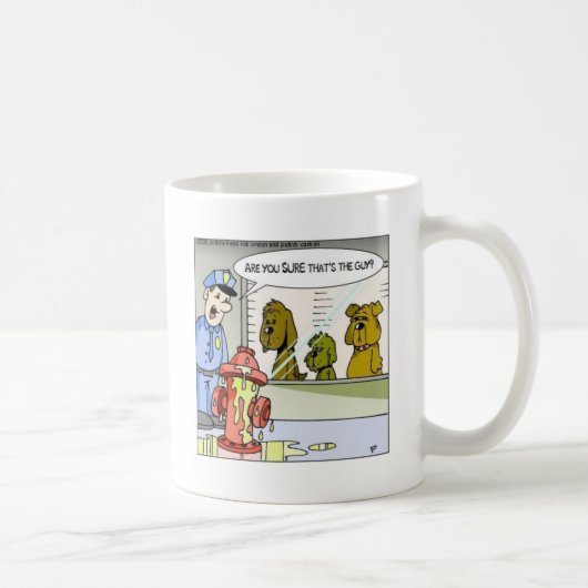 Hunde-VS-Hydrantenpolizei - Fantastische Geschenke Kaffeetasse (Rechts)