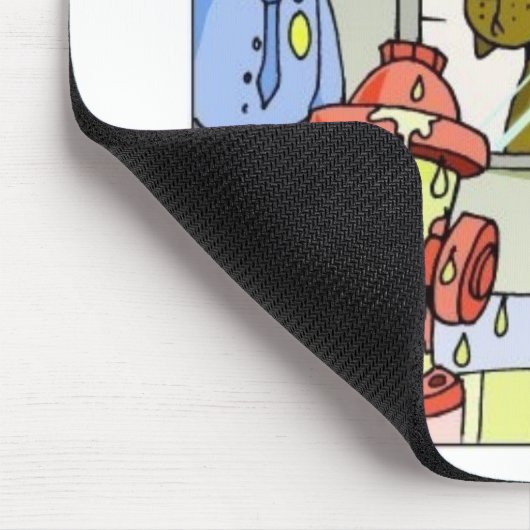 Hunde-VS-Hydrantenpolizei - Fantastische Geschenke Mousepad (Ecke)