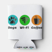 Hunde W-LAN und Kaffee Dosenkühler (Rückseite)