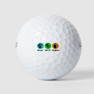 Hunde W-LAN und Kaffee Golfball