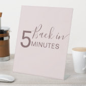 Hunde wachsen in 5 Minuten zurück Sockelschild (In Situ)