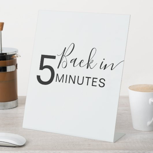 Hunde wachsen in 5 Minuten zurück Sockelschild (In Situ)