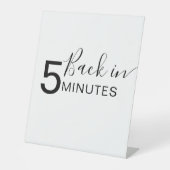 Hunde wachsen in 5 Minuten zurück Sockelschild (Vorderseite)