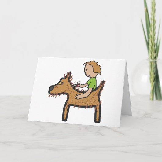 Hunde wachsen karte (Vorderseite)