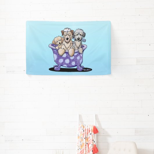 Hunde wachsen Kunst Banner (InSitu)