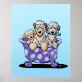 Hunde wachsen Kunst Poster (Vorne)