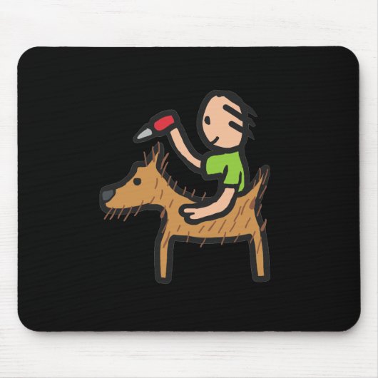 Hunde wachsen mousepad (Vorne)