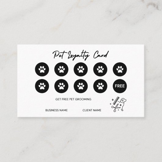 Hunde wachsen treuekarte (Vorderseite)