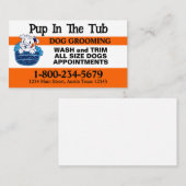 Hunde wachsen visitenkarte (Vorne/Hinten)