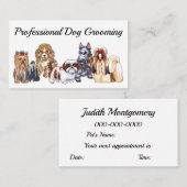 Hunde wachsen visitenkarte (Vorne/Hinten)