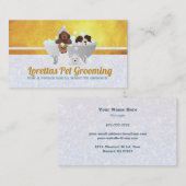 Hunde wachsen Visitenkarten Visitenkarte (Vorne/Hinten)