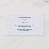 Hunde wachsen Visitenkarten Visitenkarte (Rückseite)